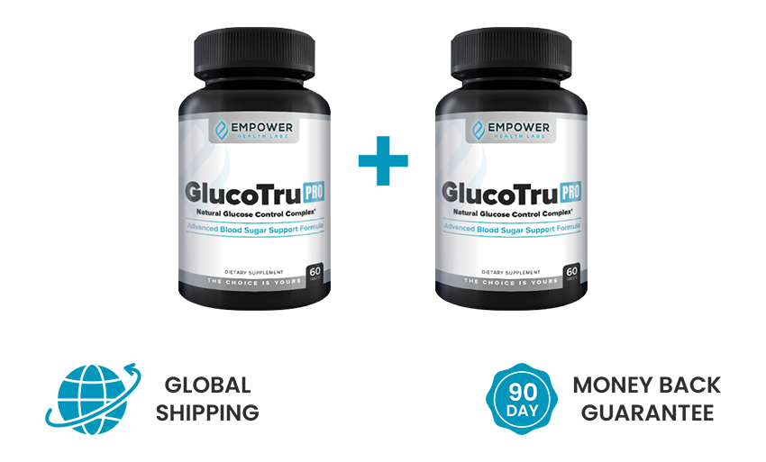 2 Bottles of GlucoTru Pro