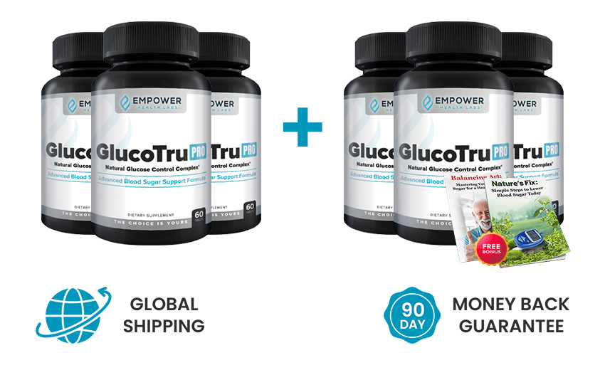 6 Bottles of GlucoTru Pro